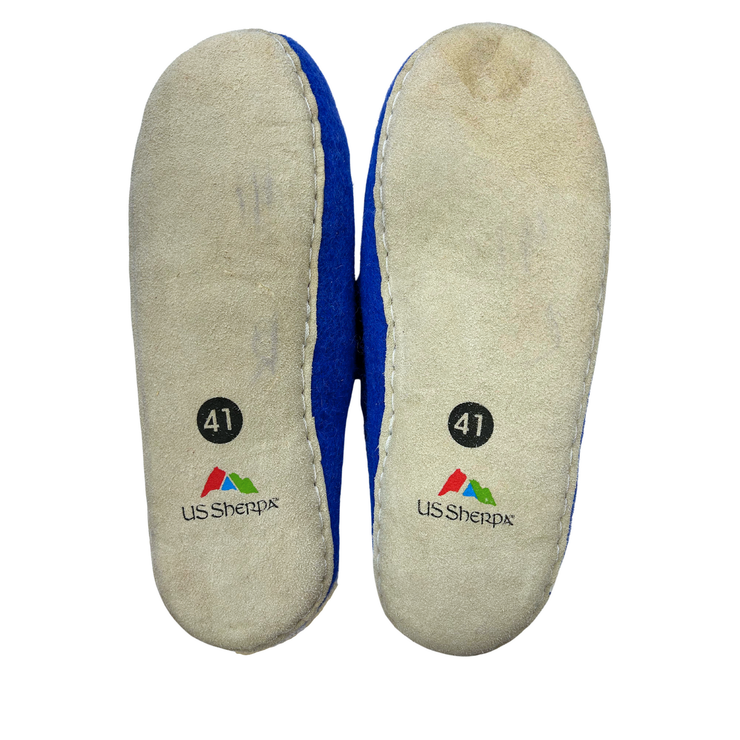Sherpa Slippers cosmetic blemishes