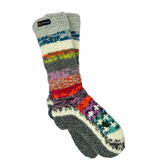 199- Rainbow Sherpa Socks | 225 SS