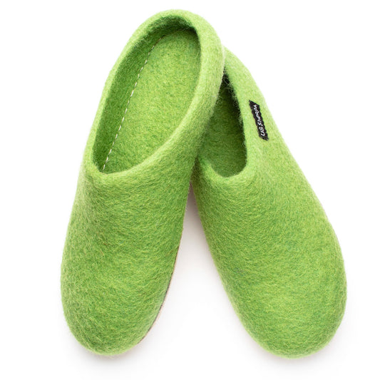Green Sherpa Slippers | 909 SS-4