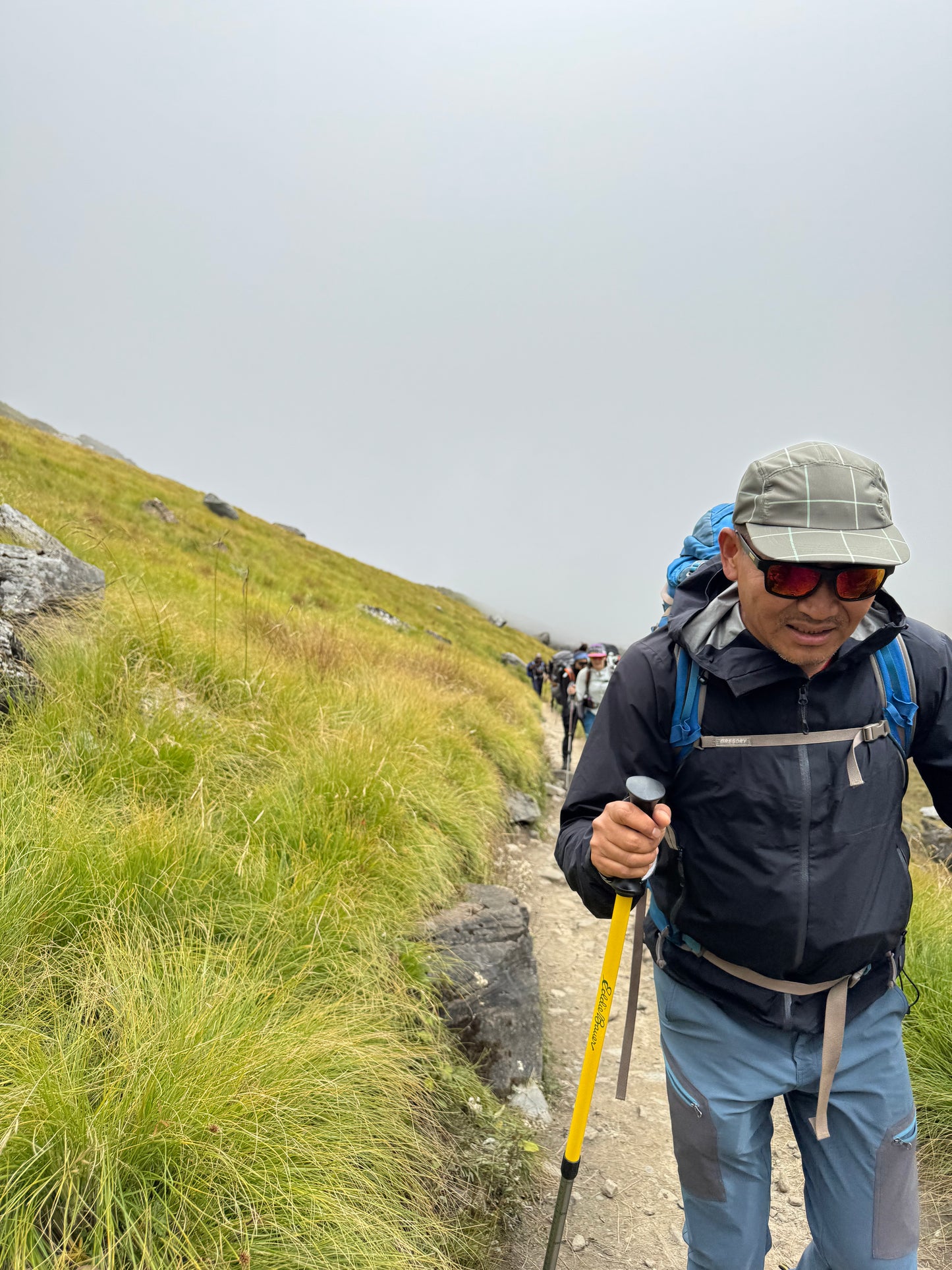 Gokyo Peak Mountain Cap | Slate Plaid