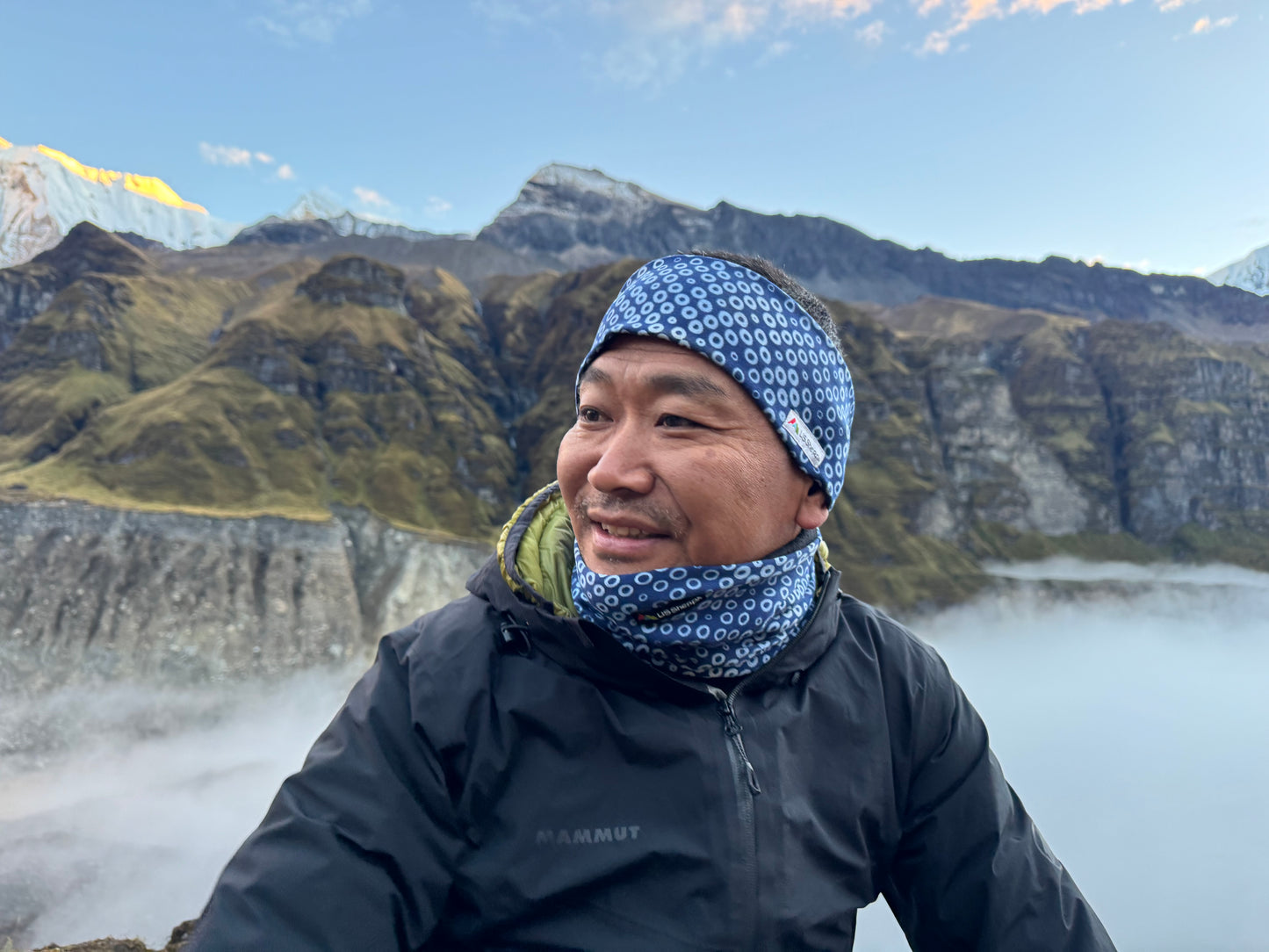 Khumbu Trail Headband - 116 Blue Ice