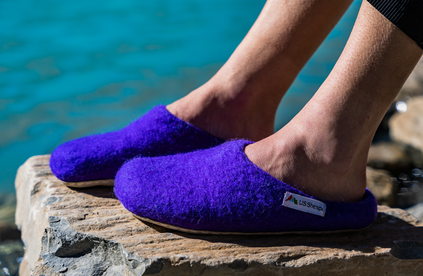 Sherpa Slippers cosmetic blemishes