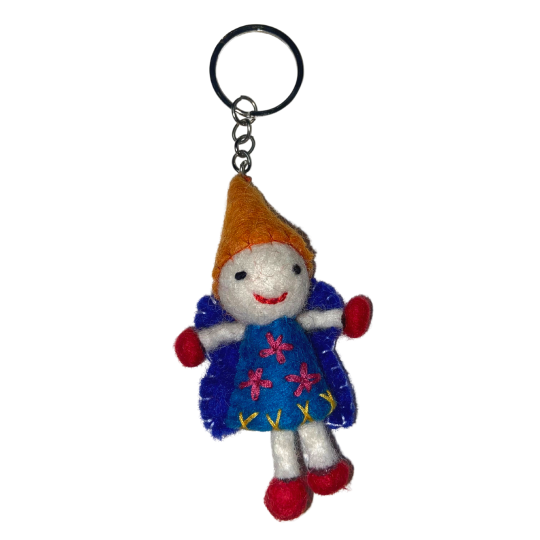 DC Felt Wool Keychain
