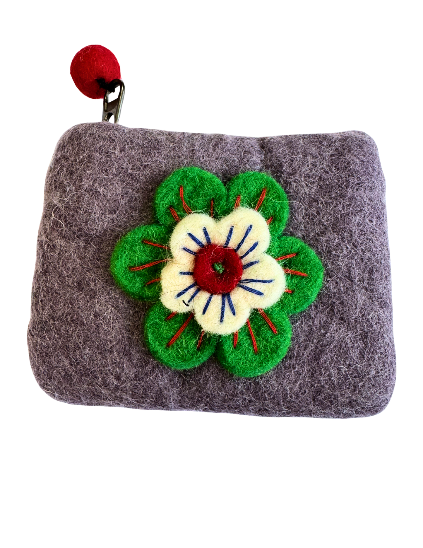 Felt Wool Zipper Pouch/Purse - Small | 910SP-S