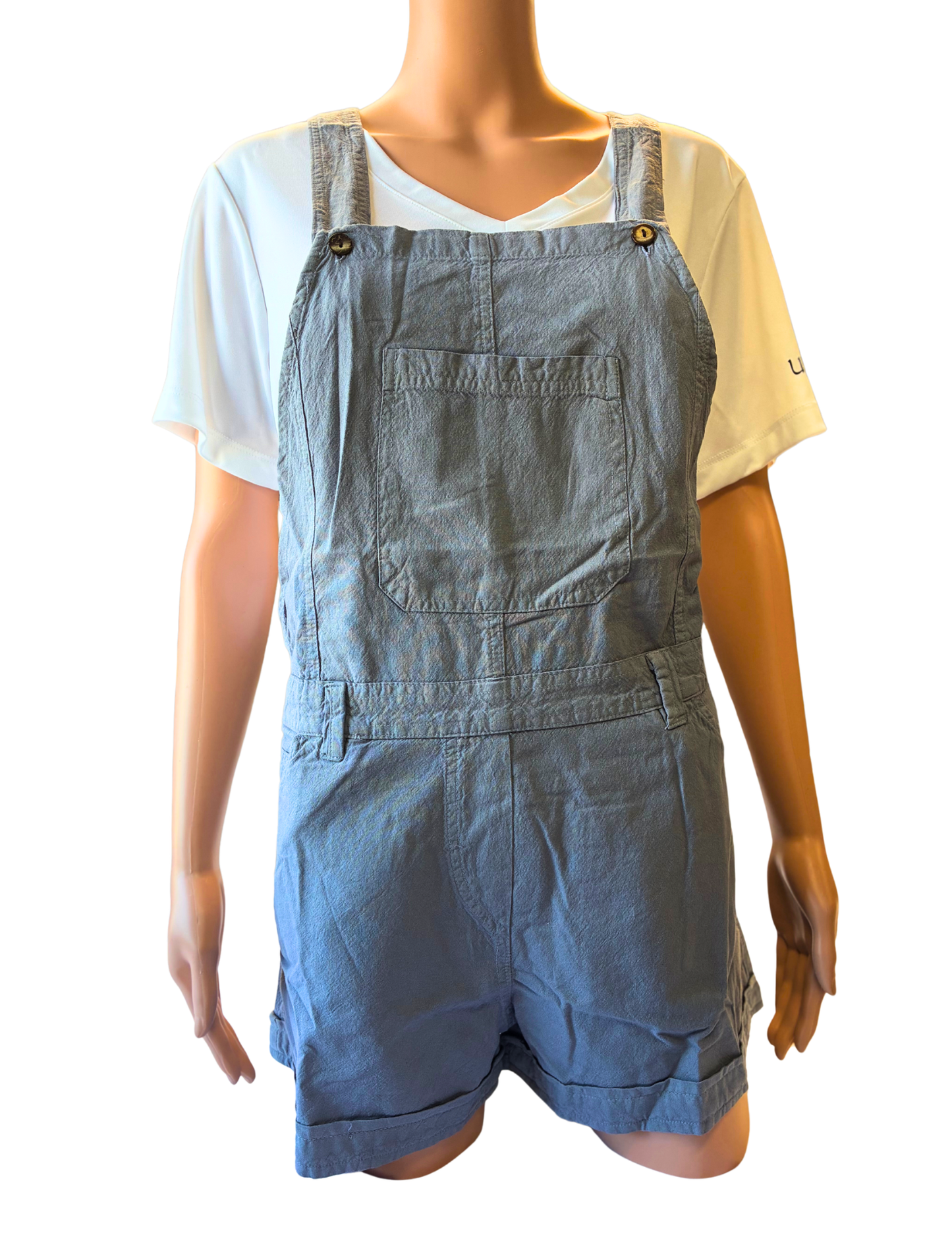 Chitwan Overall Shorts - Breeze