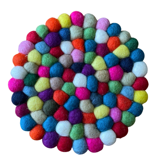 DC Felt Wool Ball Trivet/Mat | 402 FM