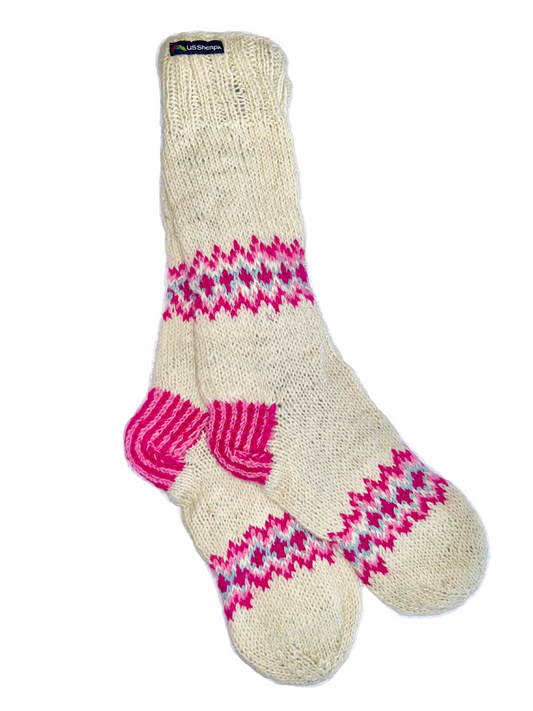 222-Frost Sherpa Socks | 225 SS