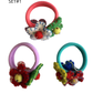 DC Felt Flower Hair Tie (set of 3)
