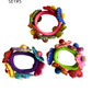 DC Felt Flower Hair Tie (set of 3)