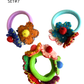 DC Felt Flower Hair Tie (set of 3)