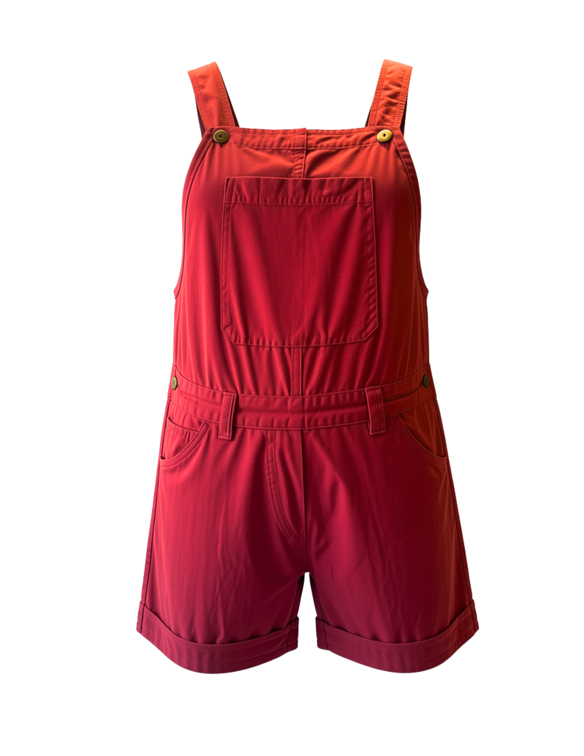 Chitwan Overall Shorts - Chili