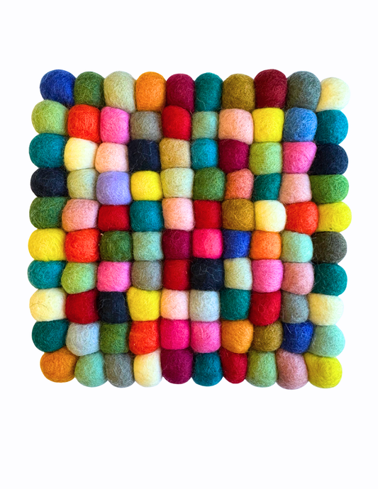 DC Felt Wool Ball Trivet/Mat | 402 FM