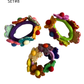 DC Felt Flower Hair Tie (set of 3)