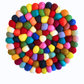 DC Felt Wool Ball Trivet/Mat | 402 FM