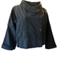 Pokhara Cropped Swing Jacket - Black