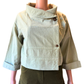 Pokhara Cropped Swing Jacket - Sage