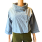 Pokhara Cropped Swing Jacket - Breeze