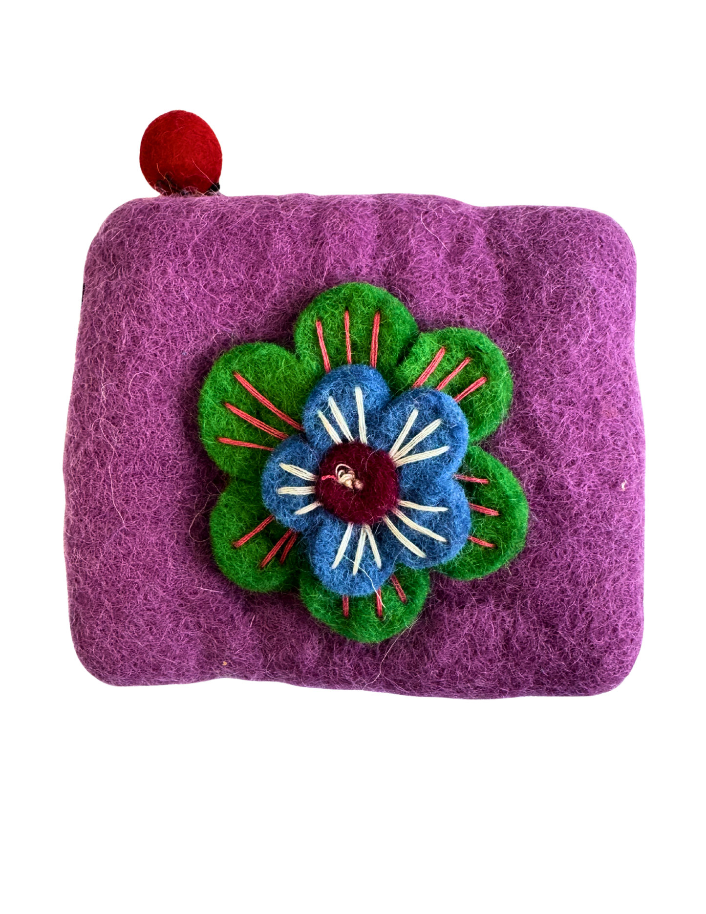 Felt Wool Zipper Pouch/Purse - Small | 910SP-S
