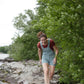 Chitwan Overall Shorts - Breeze
