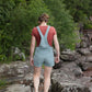 Chitwan Overall Shorts - Breeze