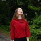Pokhara Cropped Swing Jacket - Chili
