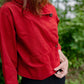 Pokhara Cropped Swing Jacket - Chili