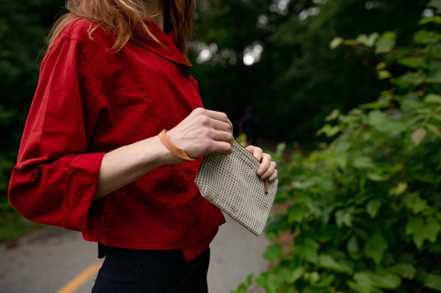Himal Berry Clutch - Pebble