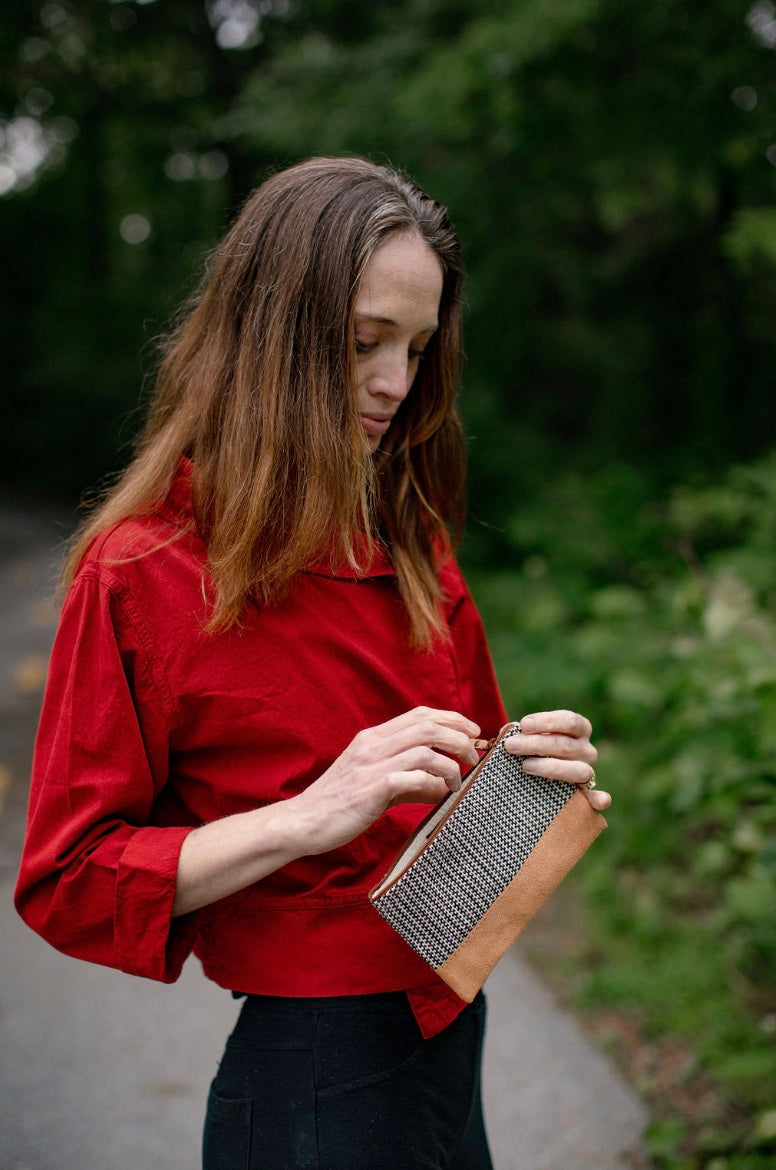 Himal Driftwood Clutch - Zig Zag