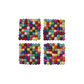 DC Felt Wool Ball Coaster- Square, Circle (set of 4) | 935 FC