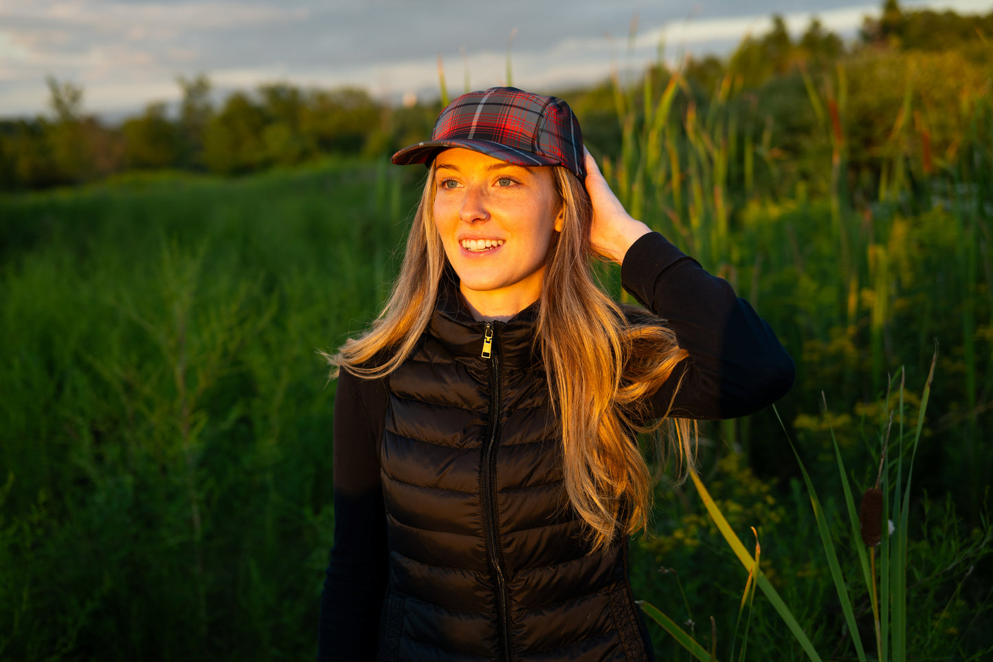 Gokyo Peak Mountain Cap | Lava Plaid
